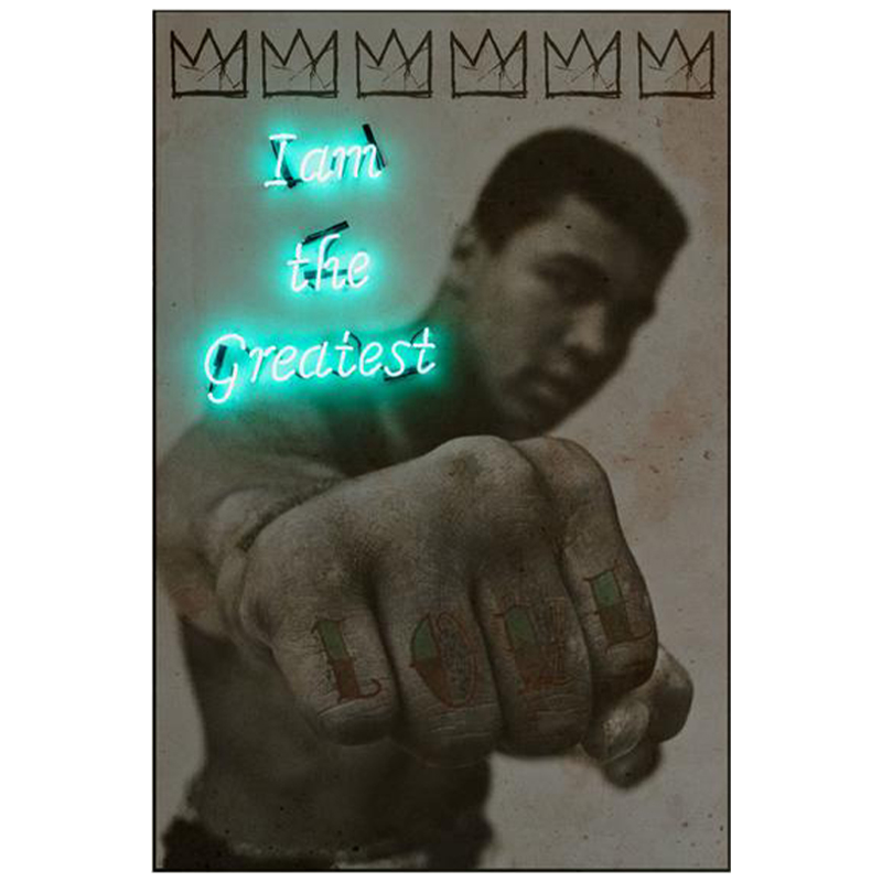 Неоновый постер Muhammad Ali Мульти Неоновый постер Muhammad Ali Мульти в Тюмени | Loft Concept