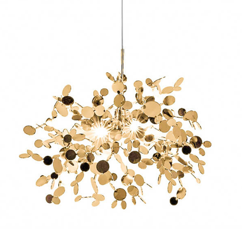 Люстра Terzani Argent Suspension Gold Pendant Lamp 40 Золотой Люстра Terzani Argent Suspension Gold Pendant Lamp 40 Золотой в Тюмени | Loft Concept