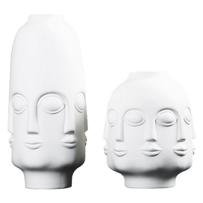Ваза Budda Head Белый Ваза Budda Head Белый в Тюмени | Loft Concept