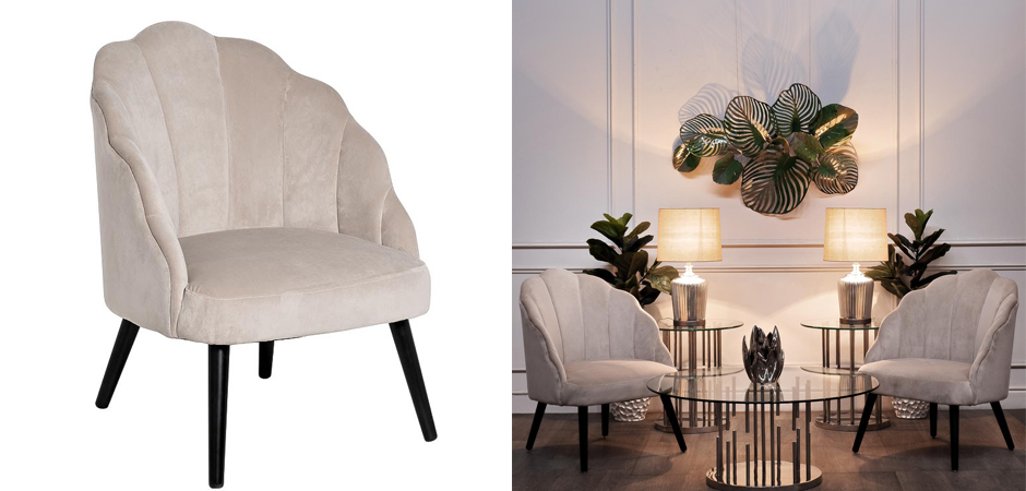 Кресло FolioFlower Armchair beige - Loft-Concept в Тюмени