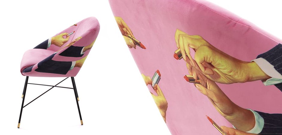 Кресло Seletti Padded Chair Lipsticks Pink Кресло Seletti Padded Chair Lipsticks Pink - Loft-Concept в Тюмени