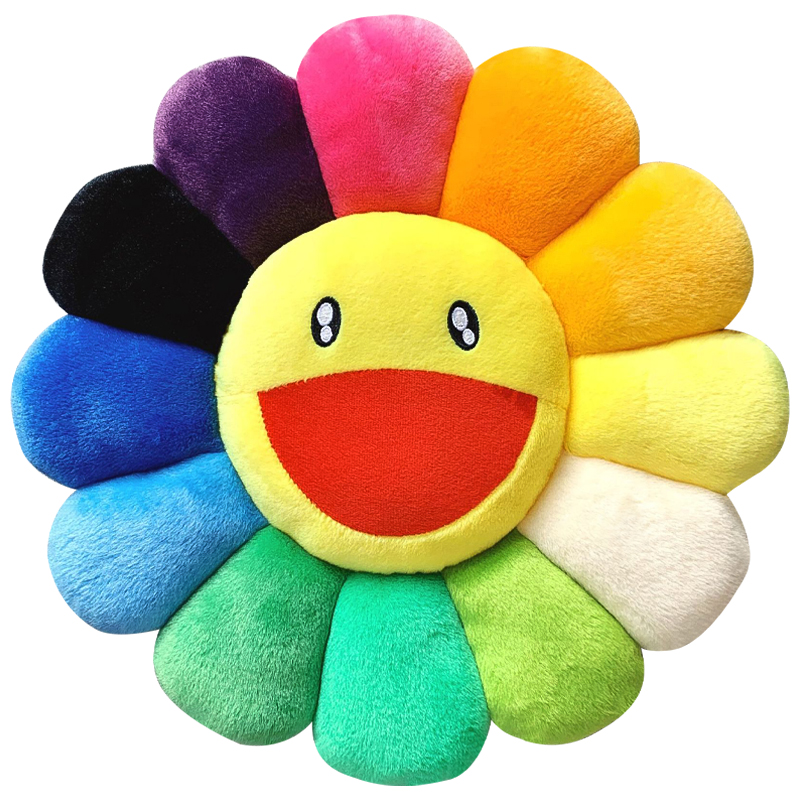 Подушка Takashi Murakami Yellow Мульти Желтый Подушка Takashi Murakami Yellow Мульти Желтый в Тюмени | Loft Concept