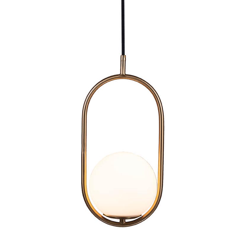 Подвесной светильник B.LUX C Ball oval copper Белый Медь Подвесной светильник B.LUX C Ball oval copper Белый Медь в Тюмени | Loft Concept