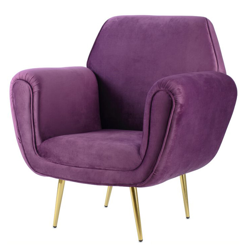 Кресло Lounge Chairs Gigi Radice purple Фиолетовый Кресло Lounge Chairs Gigi Radice purple Фиолетовый в Тюмени | Loft Concept