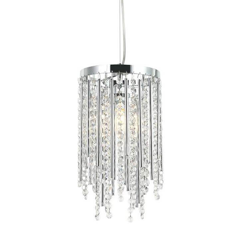 Подвесной светильник Crystal Wind Chimes Chrome Hanging Lamp Хром Прозрачный Подвесной светильник Crystal Wind Chimes Chrome Hanging Lamp Хром Прозрачный в Тюмени | Loft Concept