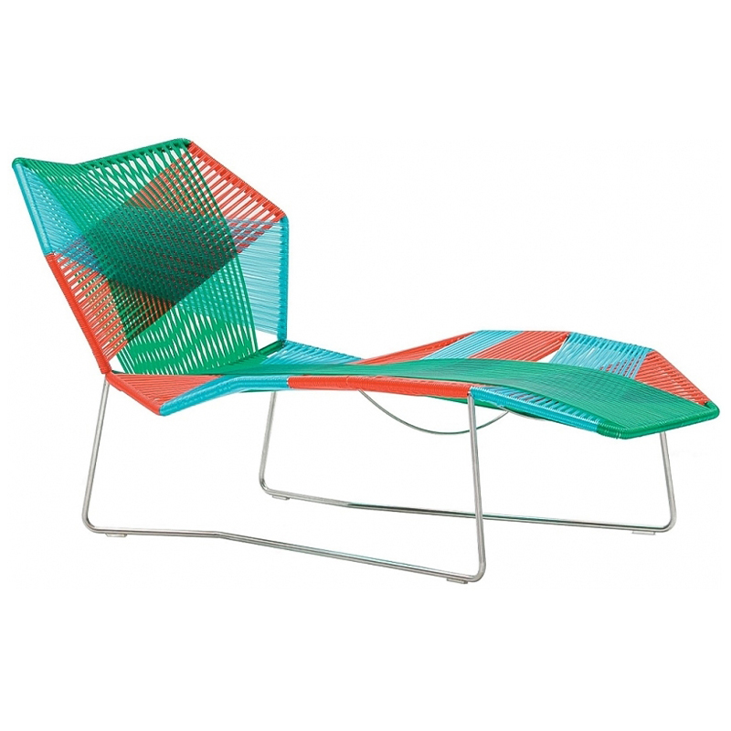 Шезлонг Moroso Chaise Longue Tropicalia Мульти Зеленый Красный Бирюзовый Шезлонг Moroso Chaise Longue Tropicalia Мульти Зеленый Красный Бирюзовый в Тюмени | Loft Concept