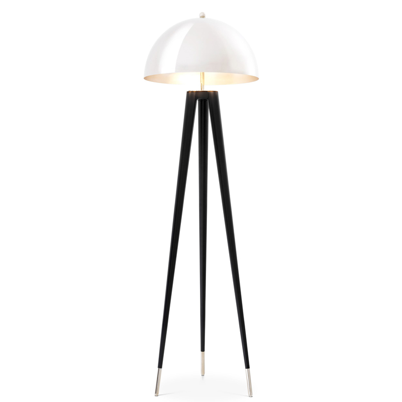 Торшер Eichholtz Floor Lamp Coyote Nickel Никель Черный Торшер Eichholtz Floor Lamp Coyote Nickel Никель Черный в Тюмени | Loft Concept