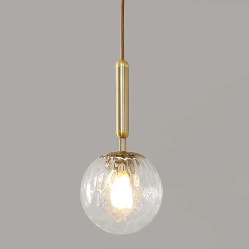 Подвесной светильник Perforated Glass Bubbles  Бронза Прозрачный в Тюмени | Loft Concept 