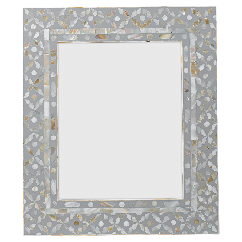 Рама для фото Bone Inlay Pearl Gray L Перламутровый Серый Рама для фото Bone Inlay Pearl Gray L Перламутровый Серый в Тюмени | Loft Concept