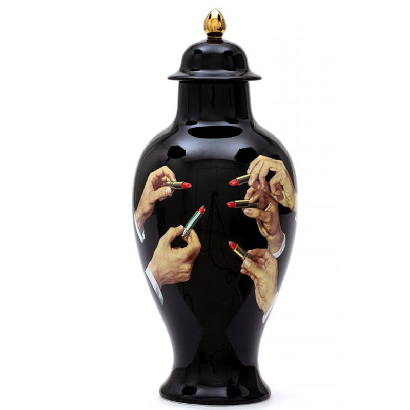 Ваза Seletti Vase Lipsticks Черный Бежевый Белый Красный Золотой Ваза Seletti Vase Lipsticks Черный Бежевый Белый Красный Золотой в Тюмени | Loft Concept