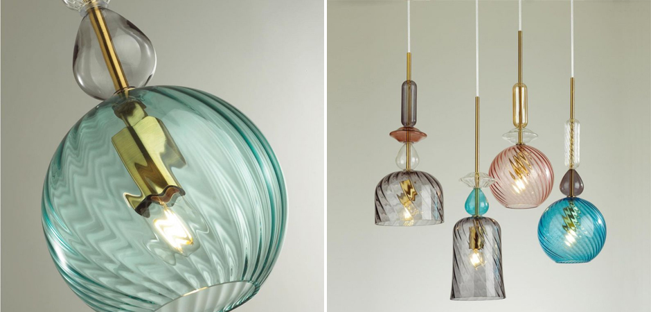 Подвесной Geometry Glass Бирюзовый Подвесной Geometry Glass Бирюзовый - Loft-Concept в Тюмени