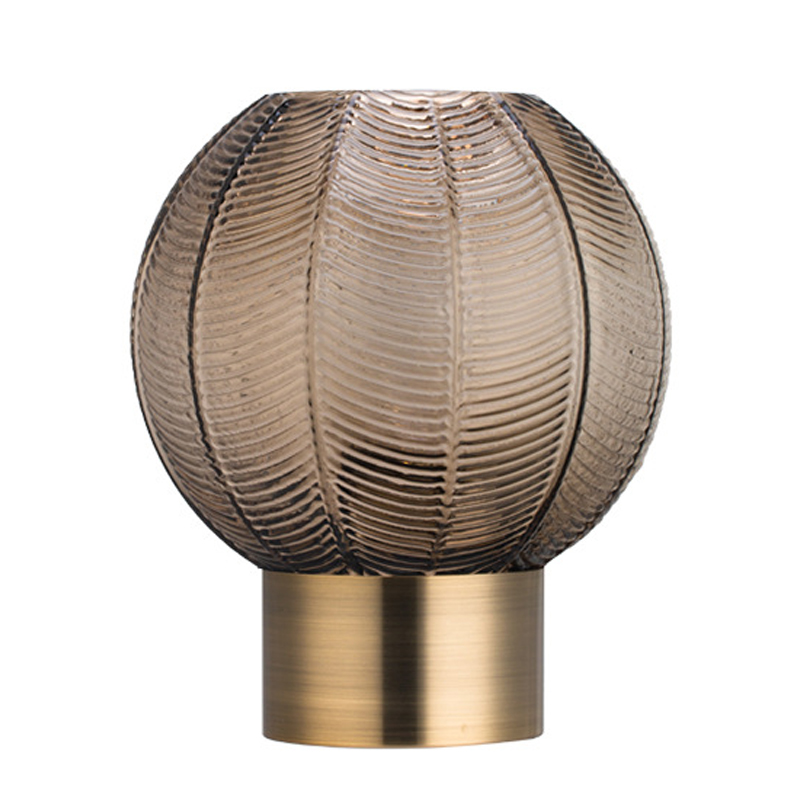 Ваза Vase Golden Throat Ball Gray Серый Глянцевое золото Ваза Vase Golden Throat Ball Gray Серый Глянцевое золото в Тюмени | Loft Concept