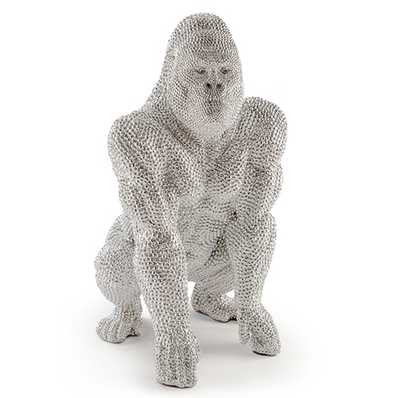 Статуэтка Gorilla Silver Серебряный Статуэтка Gorilla Silver Серебряный в Тюмени | Loft Concept