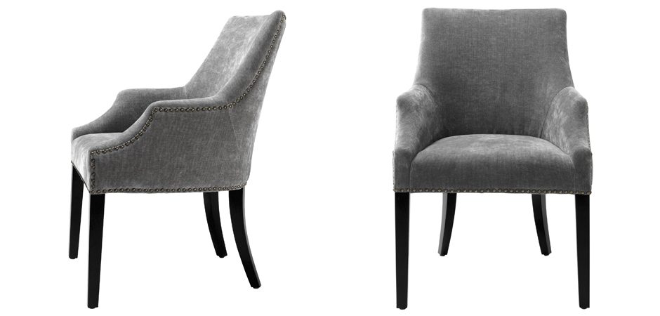 Стул Eichholtz Dining Chair Legacy grey Стул Eichholtz Dining Chair Legacy grey - Loft-Concept в Тюмени