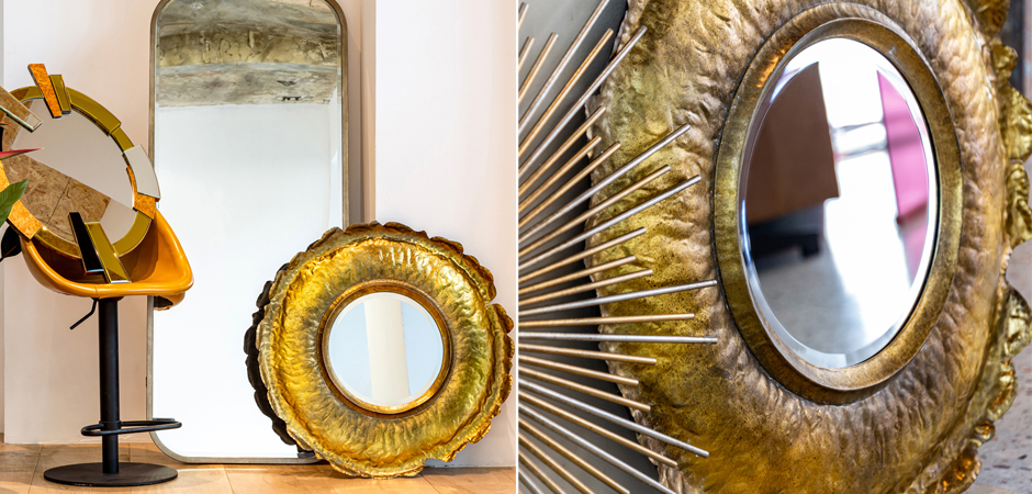 Зеркало Chlodio Golden Petals Mirror Зеркало Chlodio Golden Petals Mirror - Loft-Concept в Тюмени