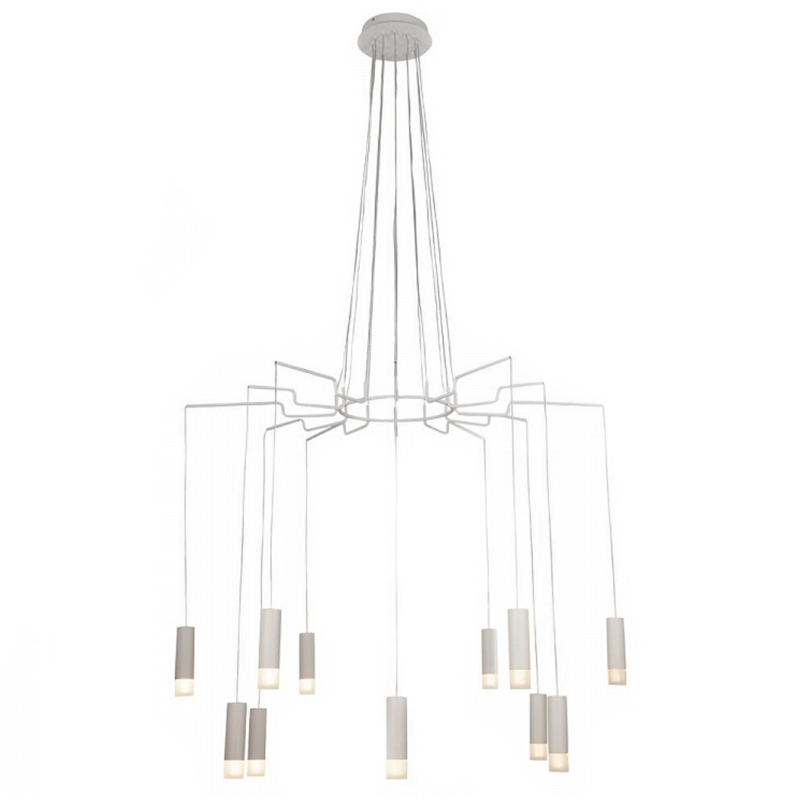Wireflow LED White Suspension lam 12 патронов Белый Wireflow LED White Suspension lam 12 патронов Белый в Тюмени | Loft Concept