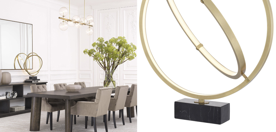 Настольная лампа Eichholtz Table Lamp Cassini Настольная лампа Eichholtz Table Lamp Cassini - Loft-Concept в Тюмени
