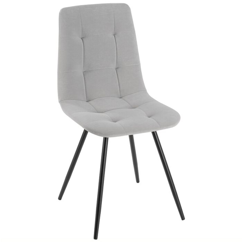 Стул Sargon Chair Светло-серый Черный Стул Sargon Chair Светло-серый Черный в Тюмени | Loft Concept