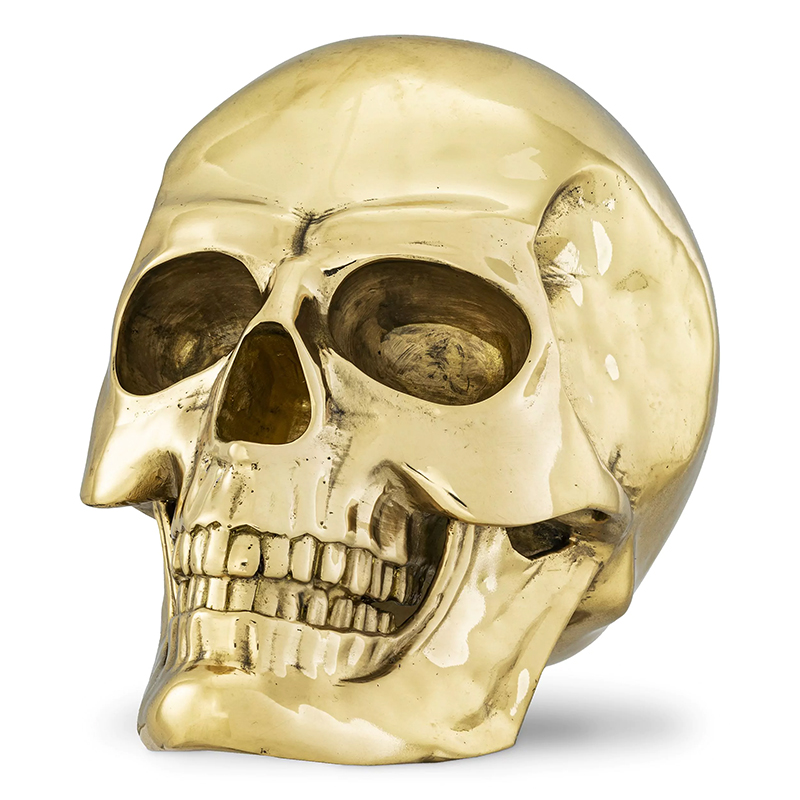 Статуэтка Philipp Plein Gold Skull Element Золотой в Тюмени | Loft Concept 