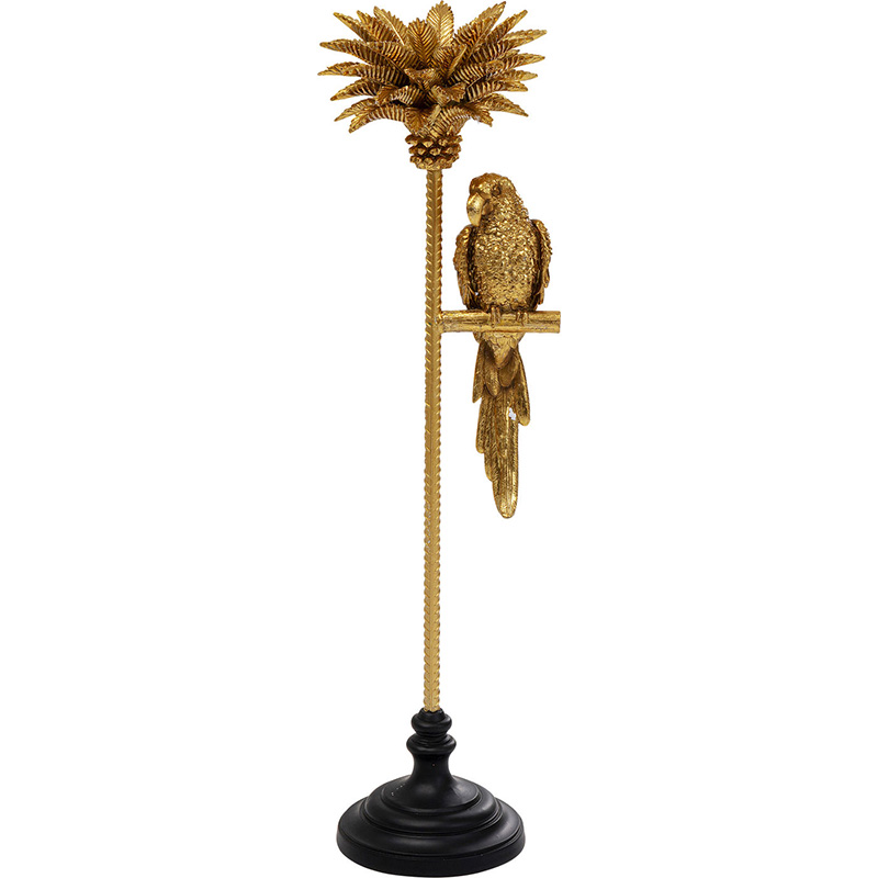 Подсвечник Golden Parrot on a palm tree Золотой Подсвечник Golden Parrot on a palm tree Золотой в Тюмени | Loft Concept