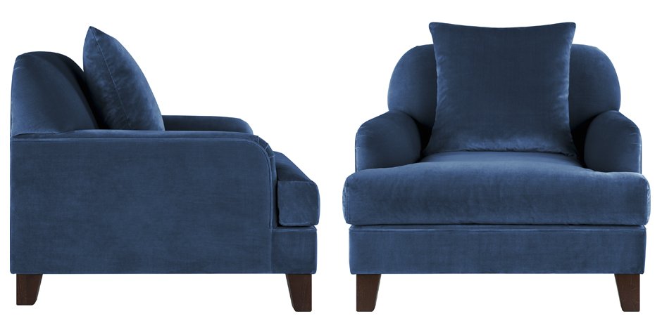 Кресло Grace Deep Blue Кресло Grace Deep Blue - Loft-Concept в Тюмени