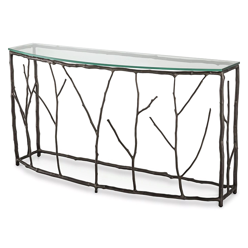 Консоль Eichholtz Console Table Antico L Прозрачное Стекло Темная бронза Консоль Eichholtz Console Table Antico L Прозрачное Стекло Темная бронза в Тюмени | Loft Concept