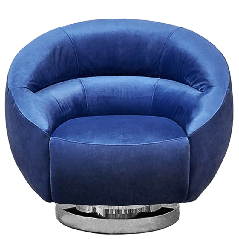 Кресло Bombalu Armchair Синий Хром Кресло Bombalu Armchair Синий Хром в Тюмени | Loft Concept