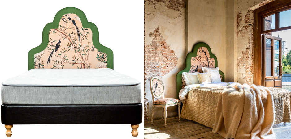 Изголовье для кровати Beige and Green Chinoiserie - фото №1