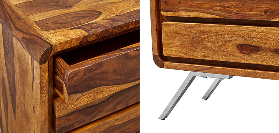Комод деревянный на металлических ножках Liam Wood Commode Комод деревянный на металлических ножках Liam Wood Commode - Loft-Concept в Тюмени
