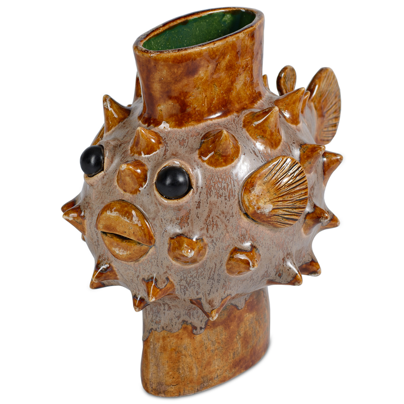 Ваза Puffer Fish Vase Карамель Ваза Puffer Fish Vase Карамель в Тюмени | Loft Concept