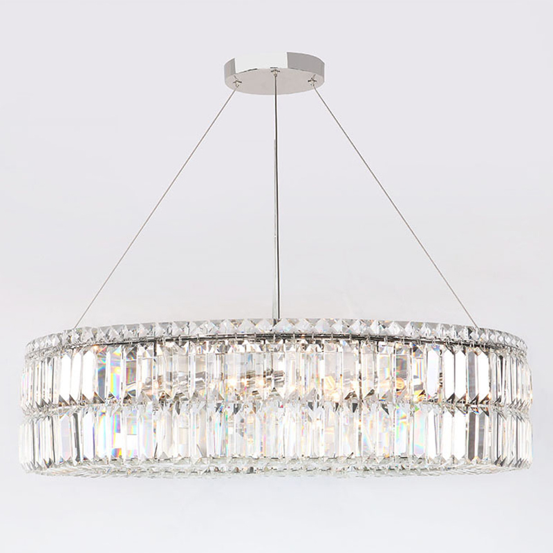 Люстра Darleen Crystal Nickel Chandelier 17 Никель Прозрачный (Transparent) Люстра Darleen Crystal Nickel Chandelier 17 Никель Прозрачный (Transparent) в Тюмени | Loft Concept