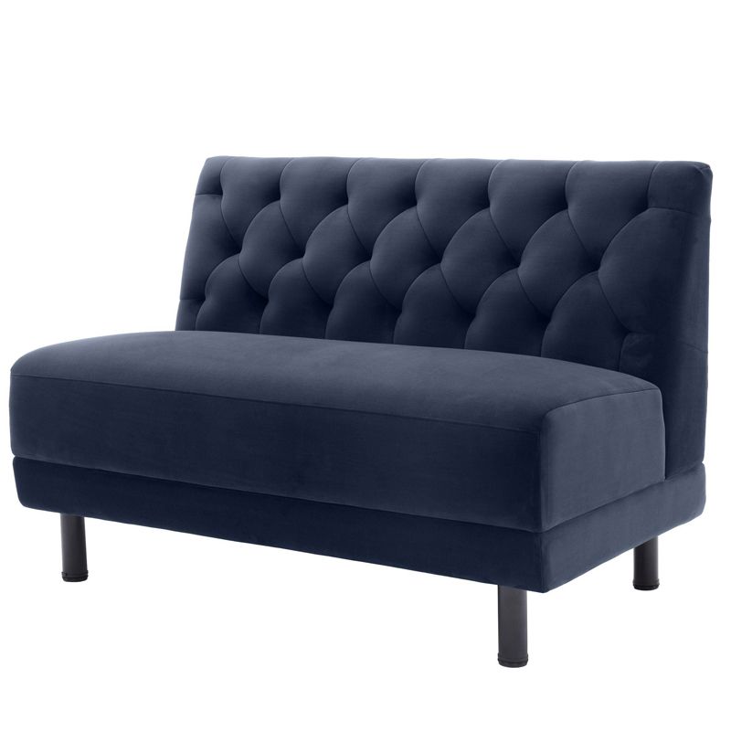 Диван Eichholtz Sofa Rochdale I Сапфирово-синий Черный Диван Eichholtz Sofa Rochdale I Сапфирово-синий Черный в Тюмени | Loft Concept