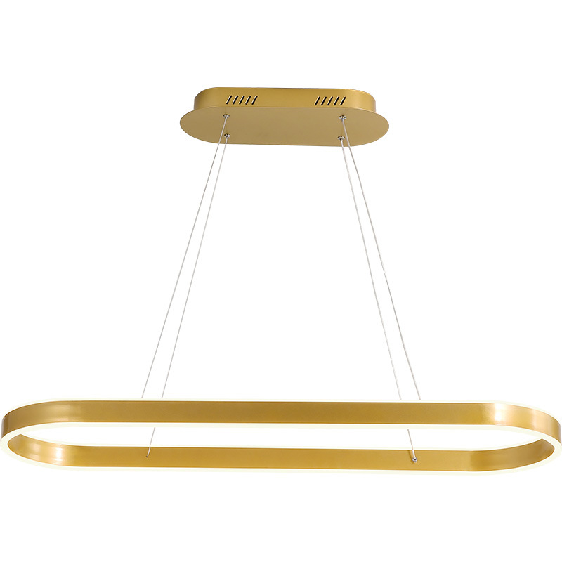 Люстра Ribbon Oval Chandelier Золотой Люстра Ribbon Oval Chandelier Золотой в Тюмени | Loft Concept