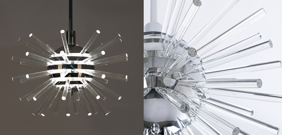 Bakalowits Miracle Sputnik Chandelier with Crystal Glass Rods Bakalowits Miracle Sputnik Chandelier with Crystal Glass Rods - Loft-Concept в Тюмени