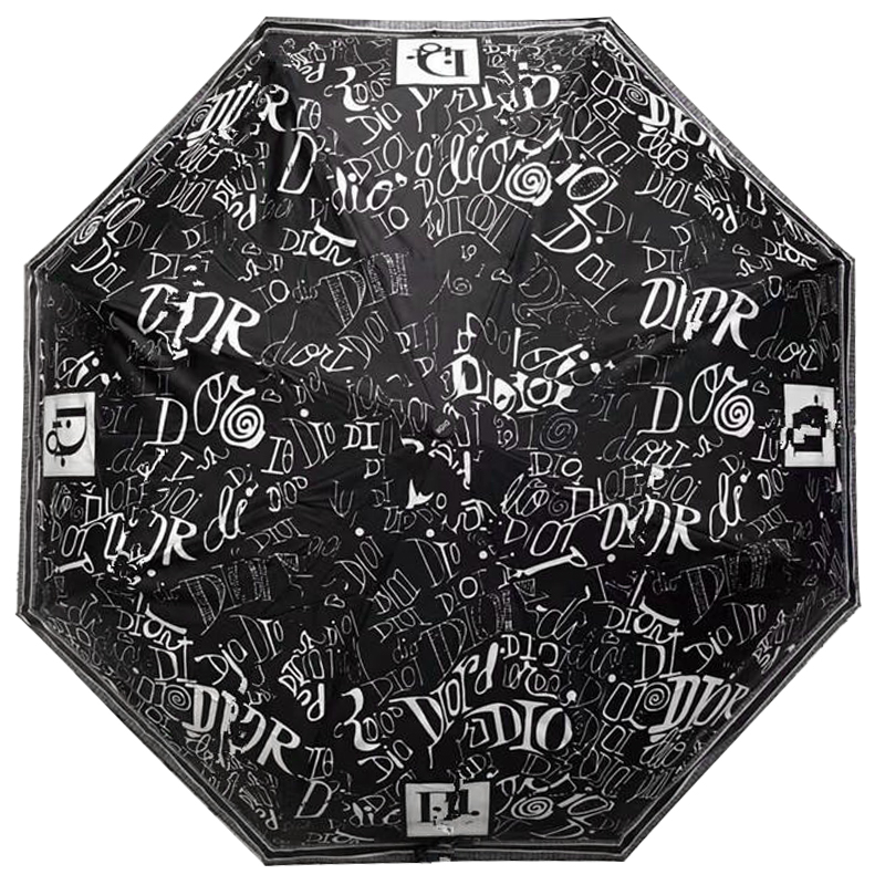 Зонт раскладной CHRISTIAN DIOR дизайн 011 Черный цвет Черный Зонт раскладной CHRISTIAN DIOR дизайн 011 Черный цвет Черный в Тюмени | Loft Concept