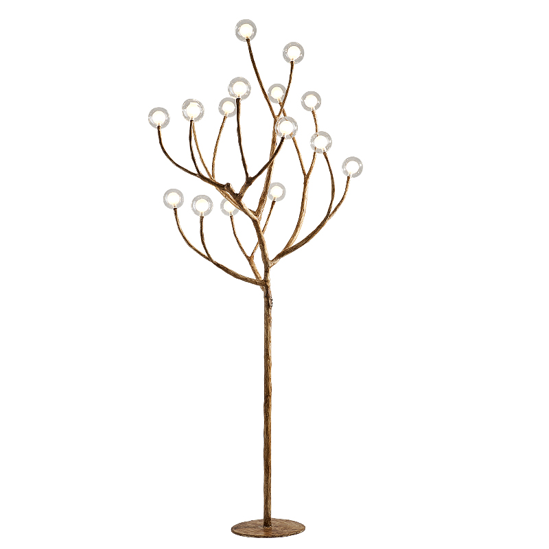 Торшер Tree branch Floor lamp Коричневый Белый Торшер Tree branch Floor lamp Коричневый Белый в Тюмени | Loft Concept