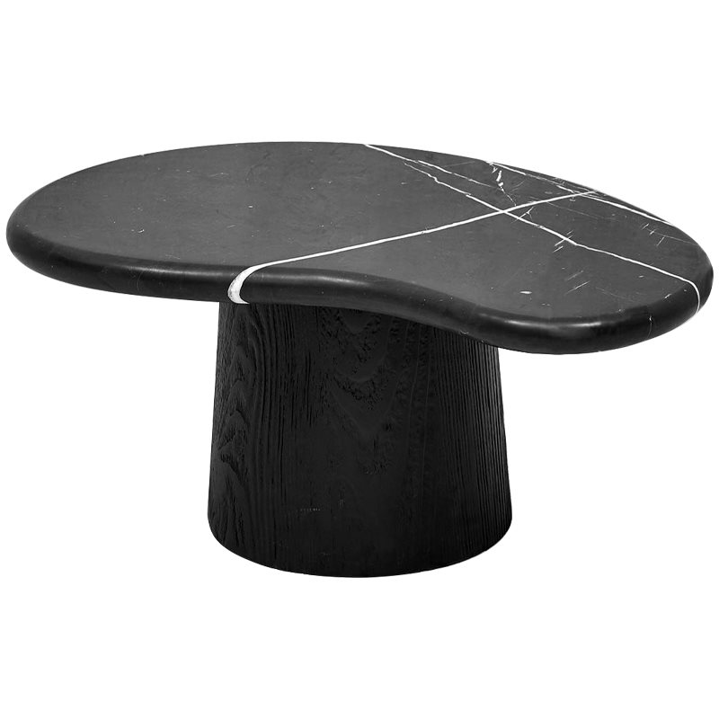 Кофейный стол Geoffroy Coffee Table Черный Мрамор Nero Черный матовый Кофейный стол Geoffroy Coffee Table Черный Мрамор Nero Черный матовый в Тюмени | Loft Concept