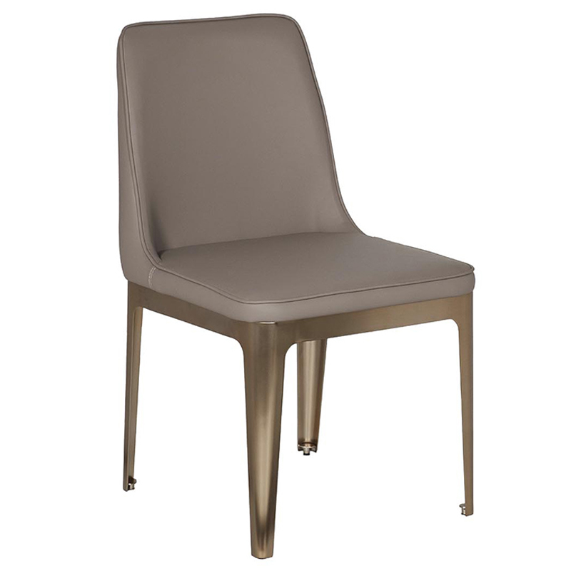 Стул Vohaul Chair light gray Светло-серый Медь Стул Vohaul Chair light gray Светло-серый Медь в Тюмени | Loft Concept