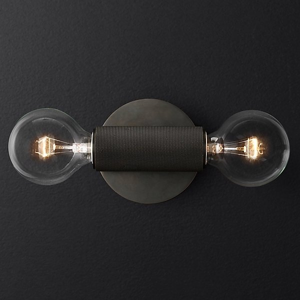 Бра RH Utilitaire Inline Sconce Black Темная бронза Бра RH Utilitaire Inline Sconce Black Темная бронза в Тюмени | Loft Concept