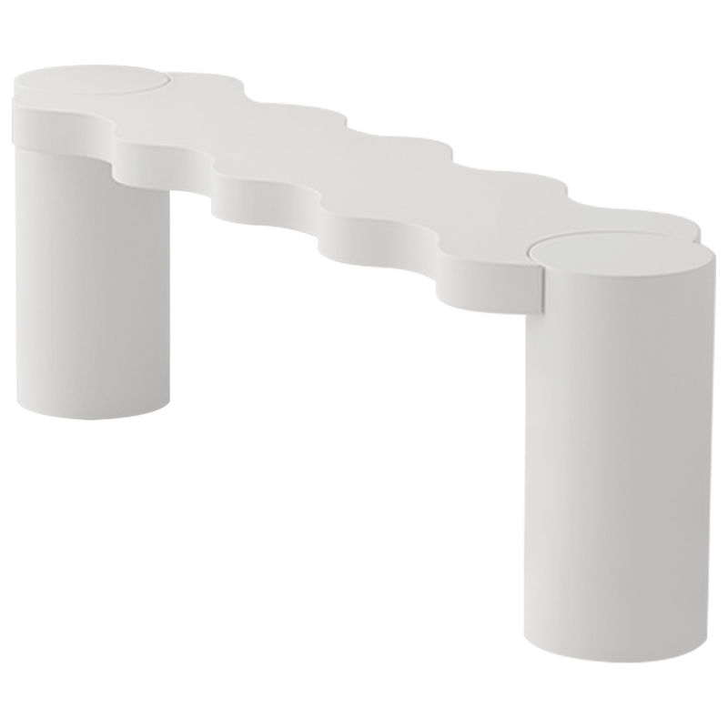 Кофейный стол Safaa Curved Coffee Table Бежевый Белый Кофейный стол Safaa Curved Coffee Table Бежевый Белый в Тюмени | Loft Concept