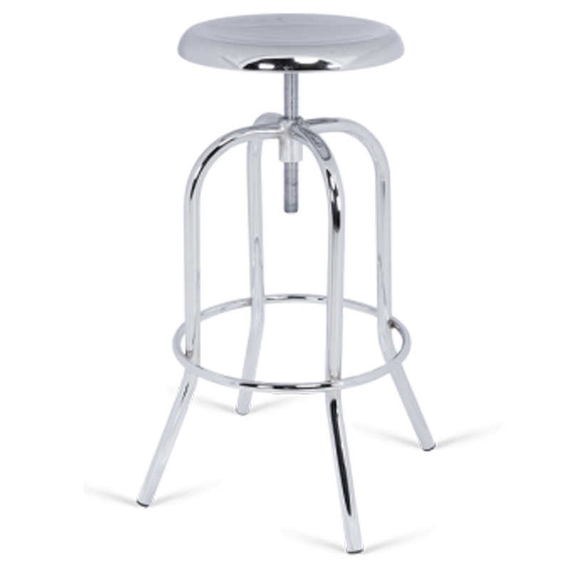 Барный стул Drilon Bar Stool Серебряный Барный стул Drilon Bar Stool Серебряный в Тюмени | Loft Concept