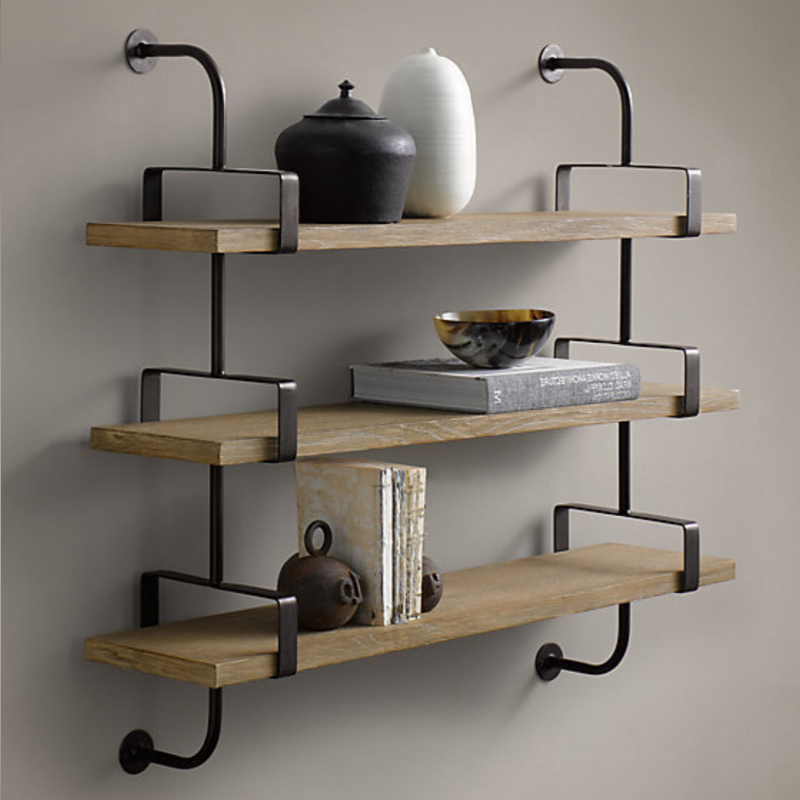 Полка из Дуба RH SHELVING & LEDGES 105 см Графит Полка из Дуба RH SHELVING & LEDGES 105 см Графит в Тюмени | Loft Concept