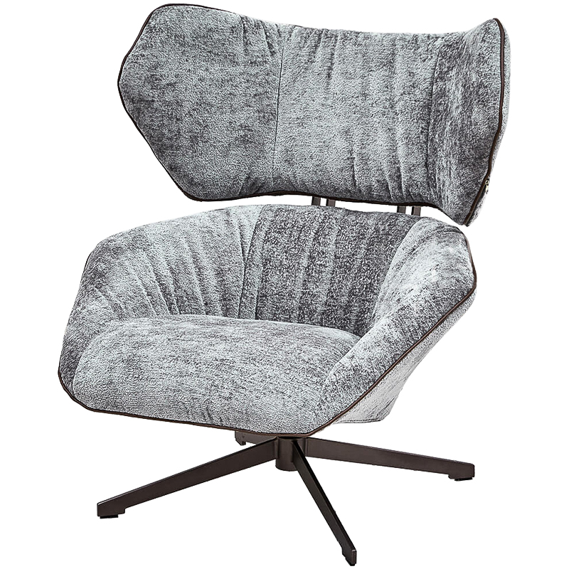 Кресло Holdor Chair Серый Темная бронза Кресло Holdor Chair Серый Темная бронза в Тюмени | Loft Concept