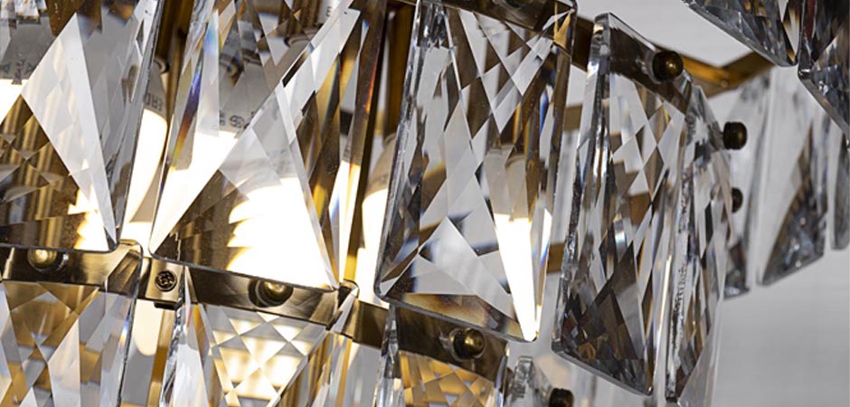 Люстра Tiers Crystal Light Chandelier brass 7 Люстра Tiers Crystal Light Chandelier brass 7 - Loft-Concept в Тюмени