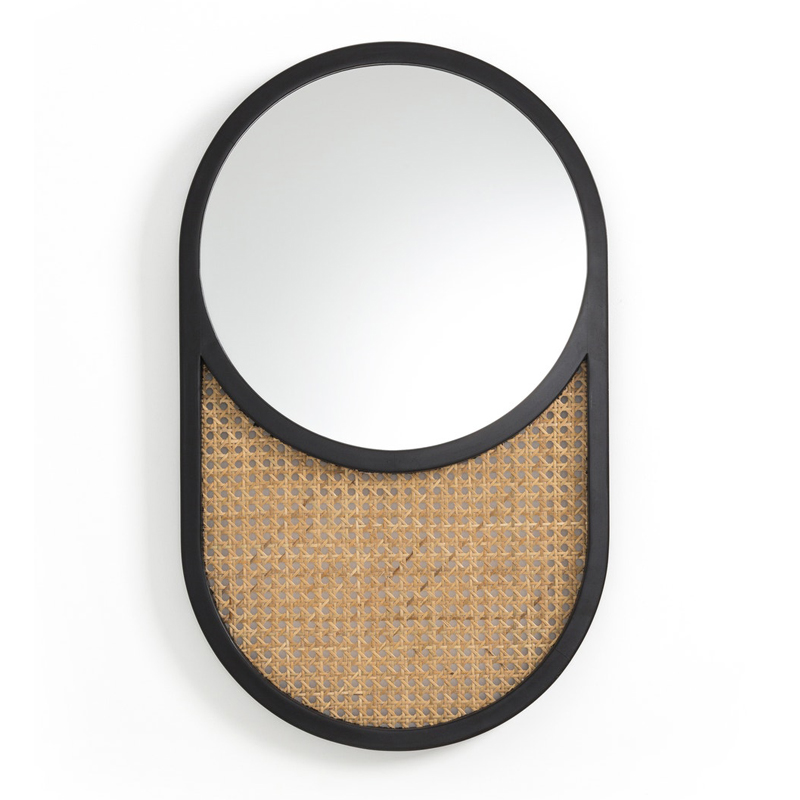 Зеркало Mirror Oak Frame Черный Зеркало Mirror Oak Frame Черный в Тюмени | Loft Concept