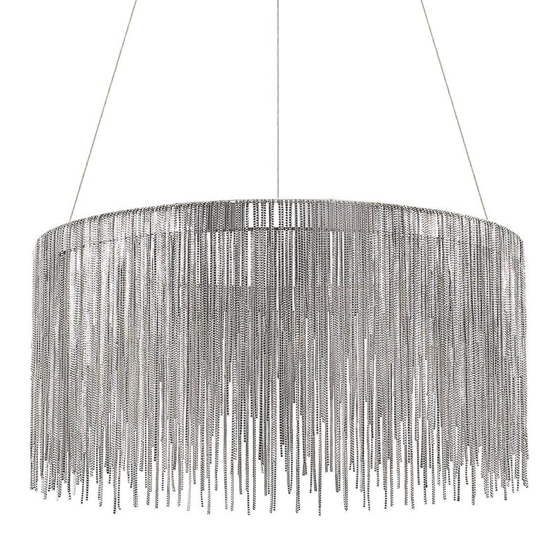 Люстра Atlantis Chain Chandelier Round Chrome Хром в Тюмени | Loft Concept 