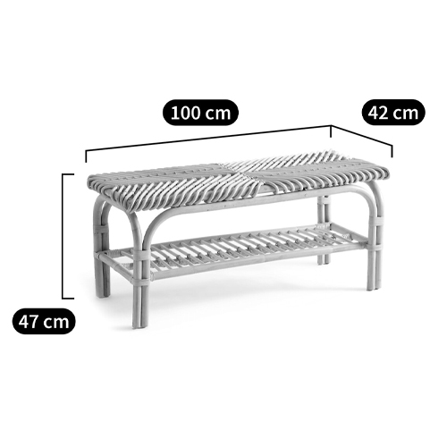 Скамья из ротанга Saveria Rattan Bench Скамья из ротанга Saveria Rattan Bench в Тюмени