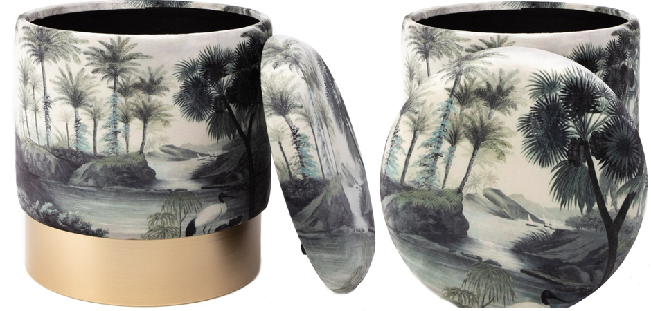 Пуф PUF Jungle Print river&tree small Пуф PUF Jungle Print river&tree small - Loft-Concept в Тюмени