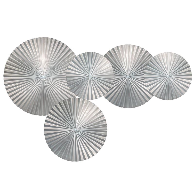 Арт-объект Apollo Silver Wall Plaque Disc 5 Серебряный Арт-объект Apollo Silver Wall Plaque Disc 5 Серебряный в Тюмени | Loft Concept