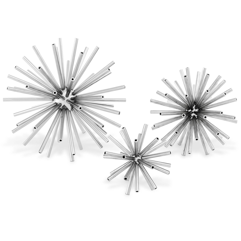 Аксессуары Eichholtz Object Meteor set of 3 Никель Аксессуары Eichholtz Object Meteor set of 3 Никель в Тюмени | Loft Concept